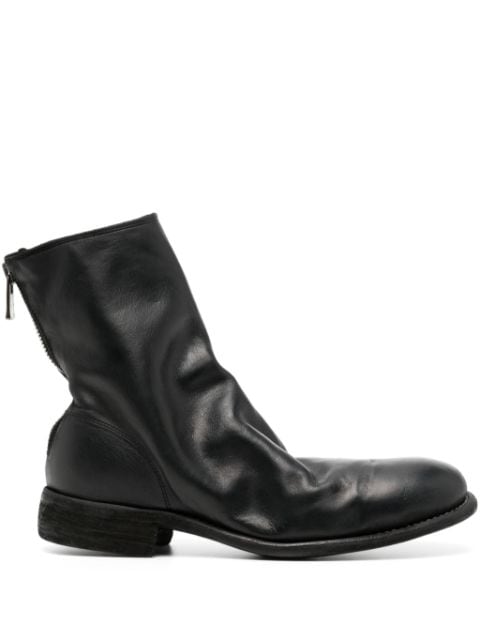 Guidi 986 zip-fastened leather boots