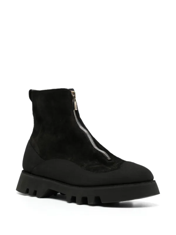 Guidi zip-fastened Leather Boots | Black | FARFETCH JO