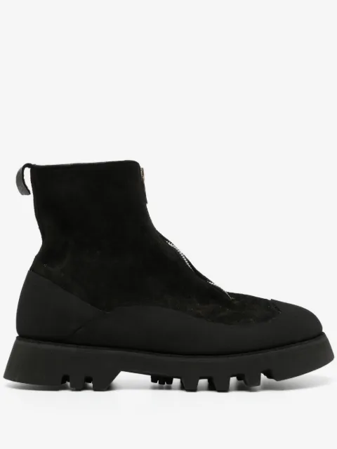 Guidi zip-fastened leather boots