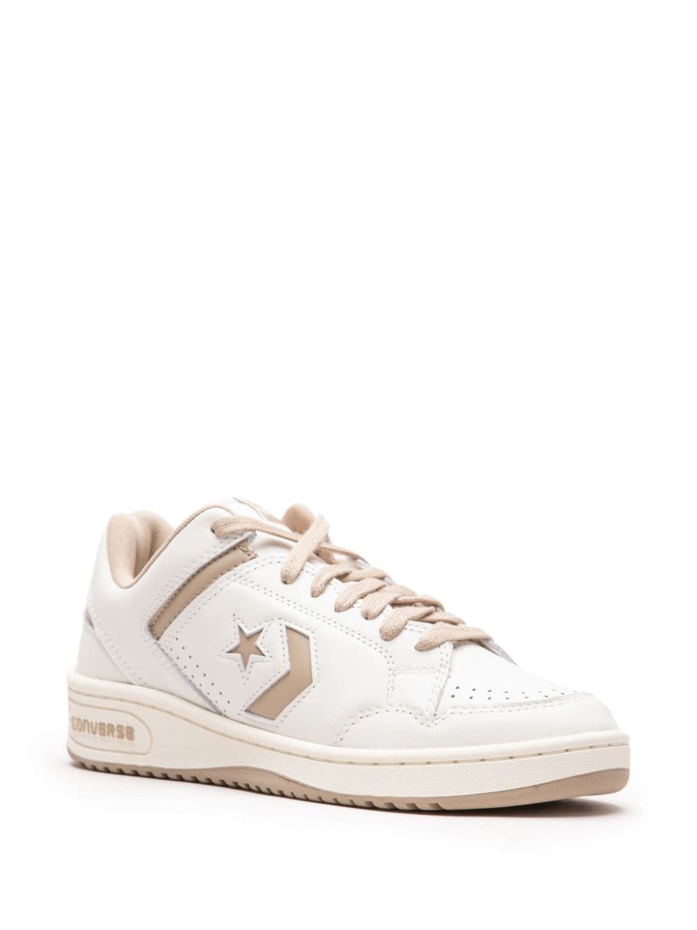 Shop Converse Weapon Leather Sneakers In Weiss