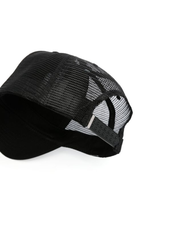 AMIRI Cherub Cotton-Canvas and Mesh Trucker Hat for Men