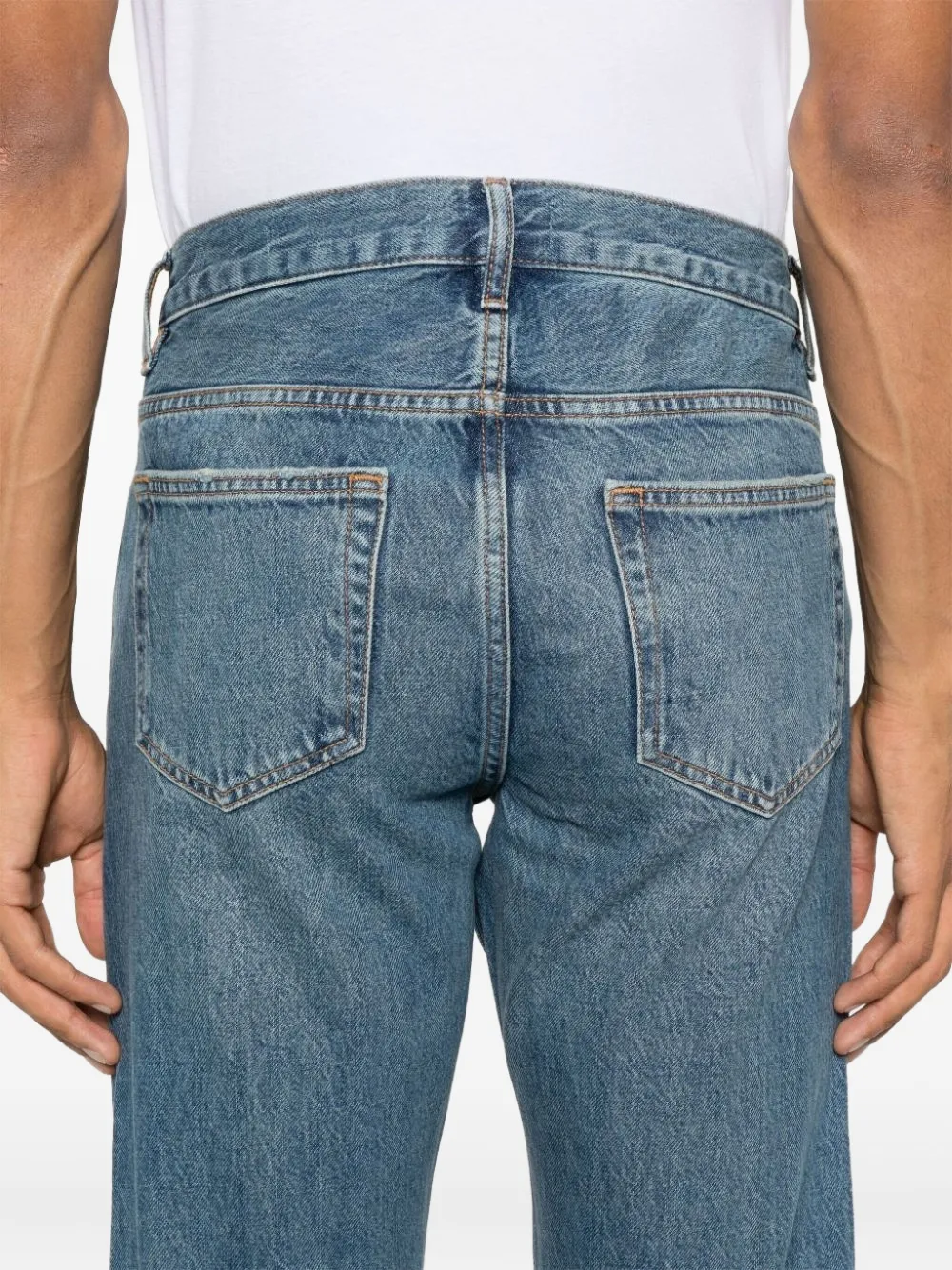 FRAME Katoenen jeans Blauw