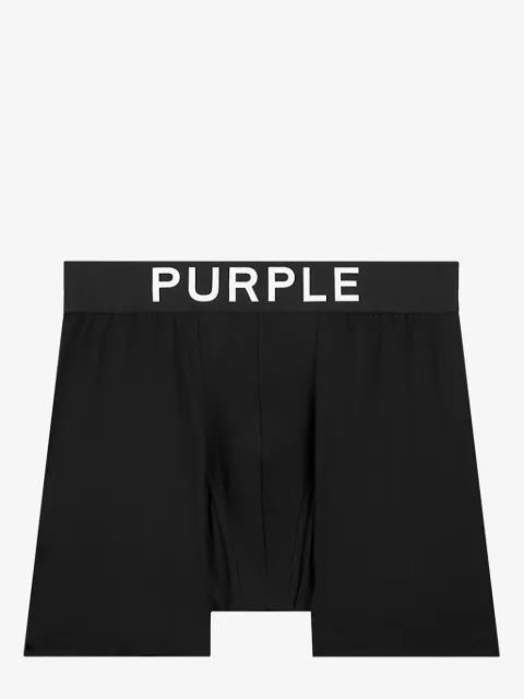 Purple Brand boxer en coton à taille logo