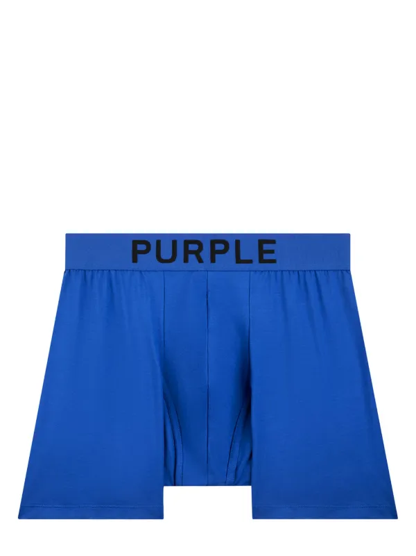 PURPLE BRAND ボクサーパンツ シングル ブルー Purple Brand ロゴ ボクサーパンツ | ブルー | FARFETCH JP