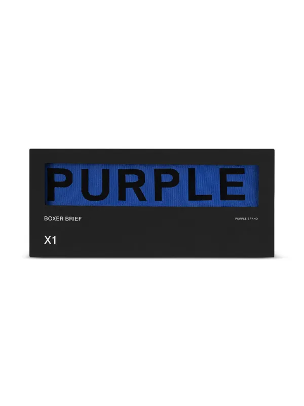 PURPLE BRAND ボクサーパンツ シングル ブルー Purple Brand ロゴ ボクサーパンツ | ブルー | FARFETCH JP
