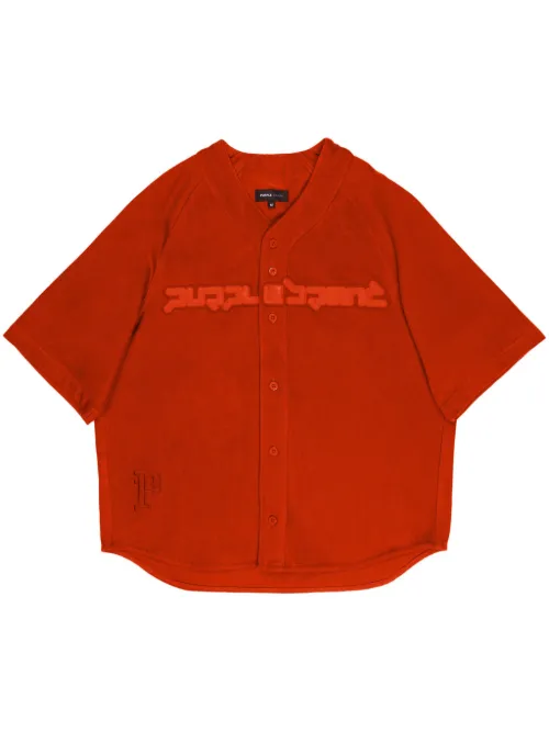 Chemise à logo embossé - Purple Brand - Modalova