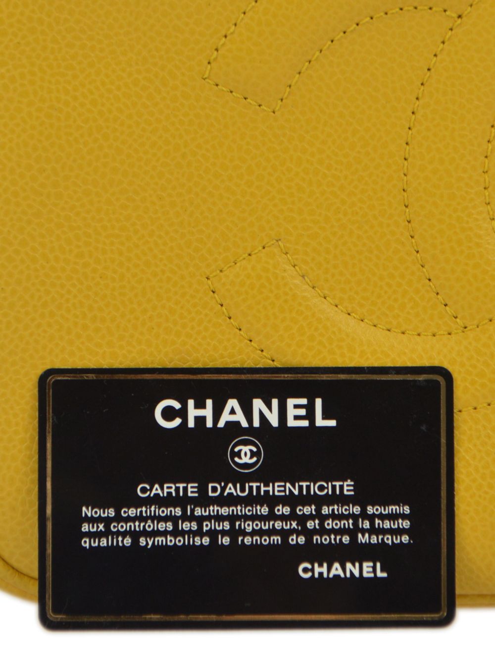 CHANEL 1998 CC stitch Vanity two-way handbag Women