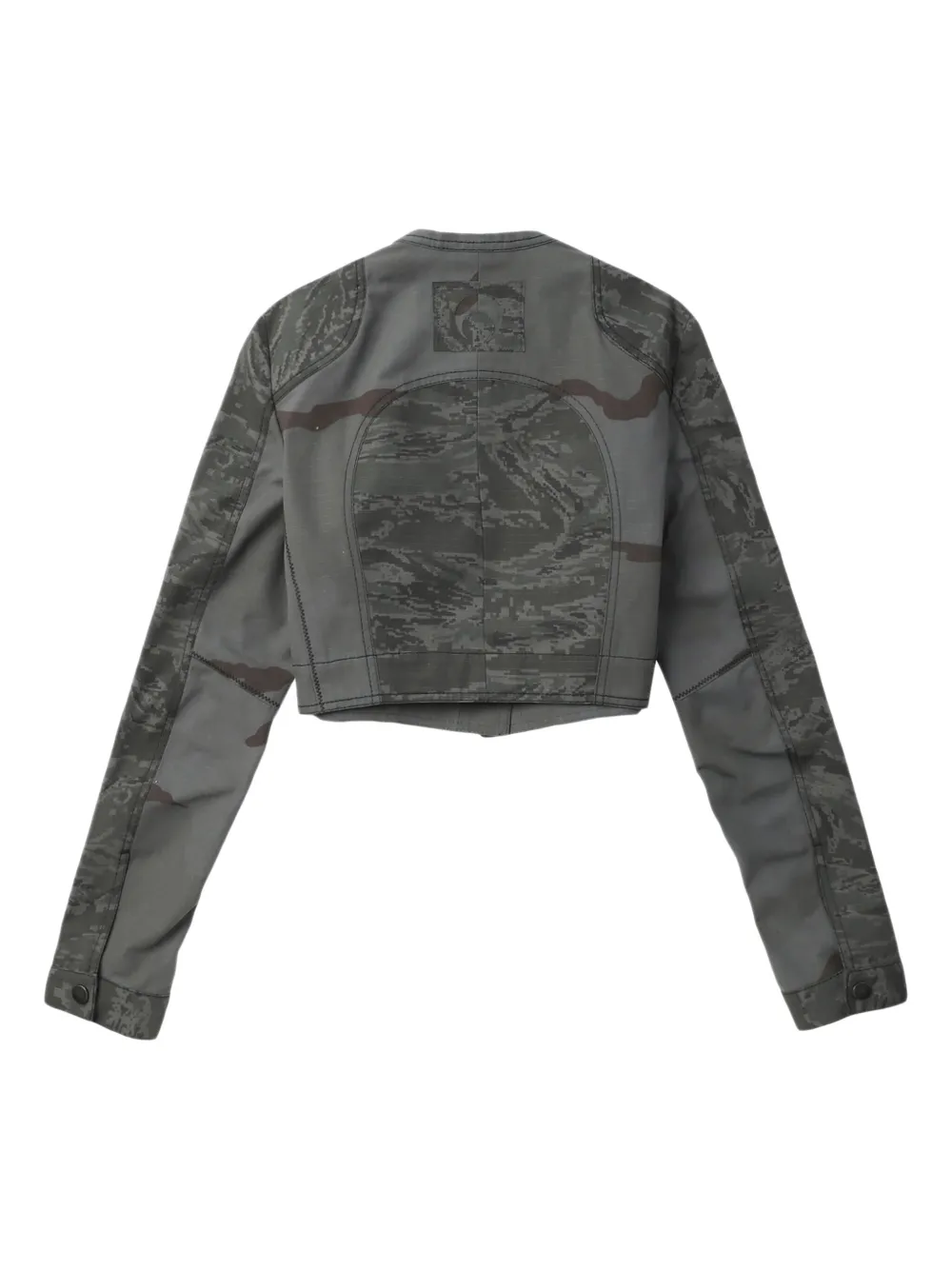 Marine Serre Regenerated Camo クロップド ジャケット | グレー 