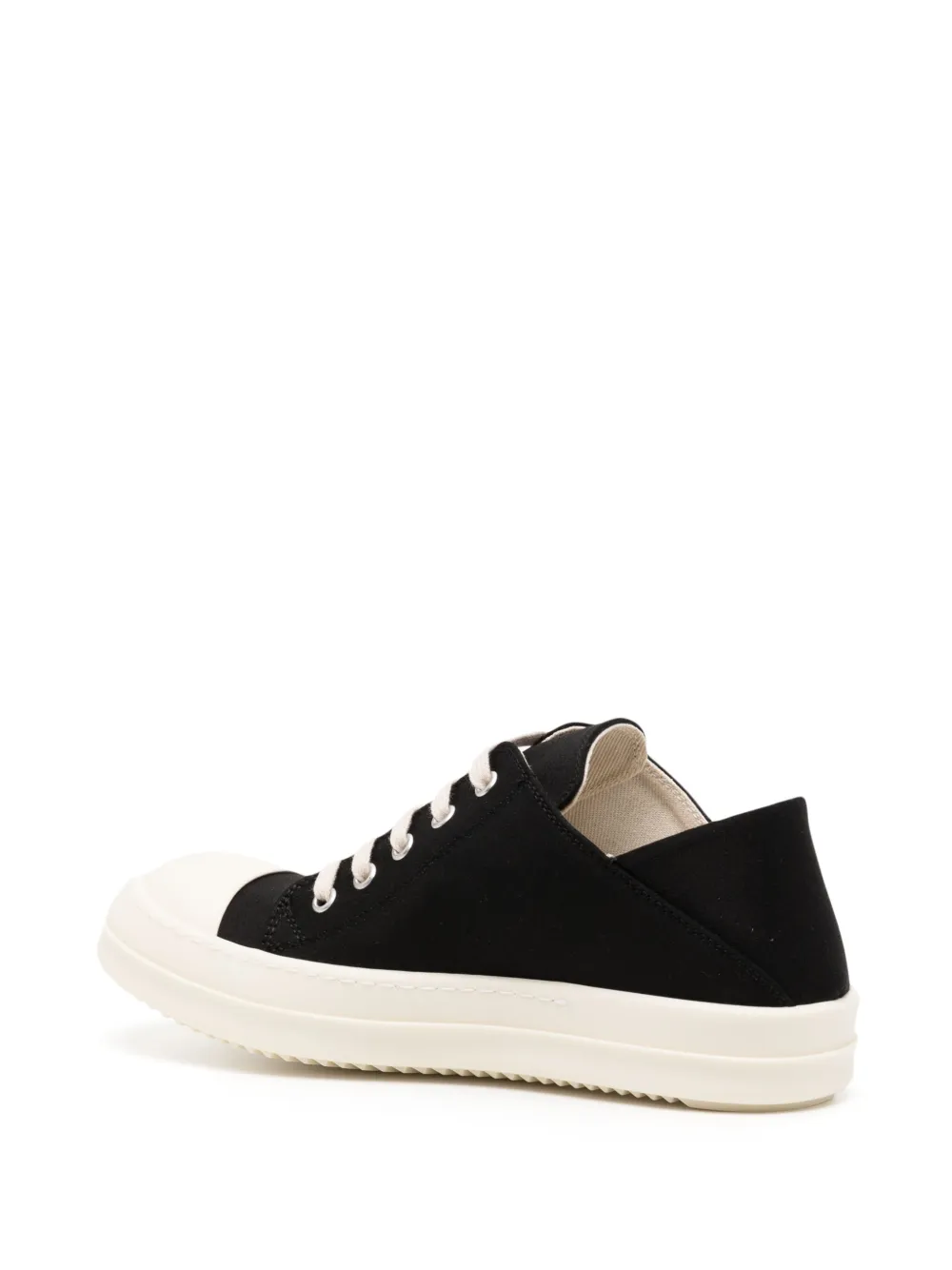 Rick Owens DRKSHDW contrasting-toe cotton sneakers Black