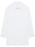 Yohji Yamamoto layered-collar cotton shirt - White