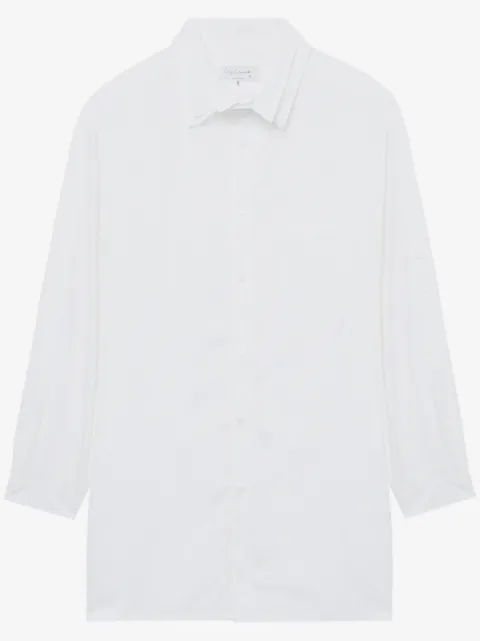Yohji Yamamoto chemise en coton à col superposé