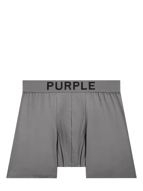 Boxer en coton à logo imprimé - Purple Brand - Modalova