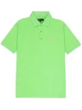 Purple Brand logo-print polo shirt - Green