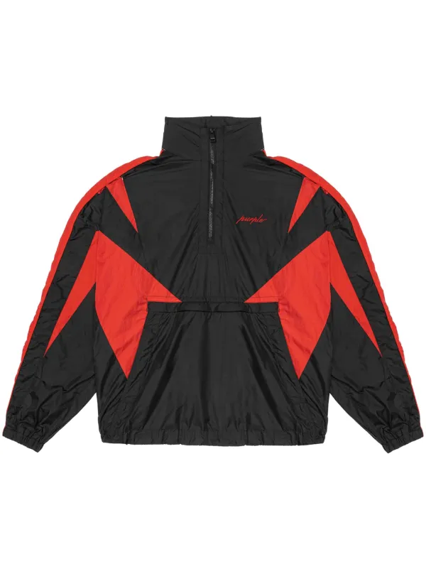 Black and red track jacket sale