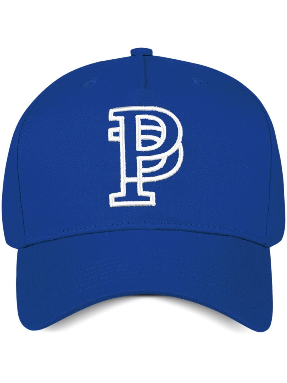 purple brand casquette à motif monogrammé brodé - bleu