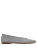 Burberry mesh ballerina shoes - Silver