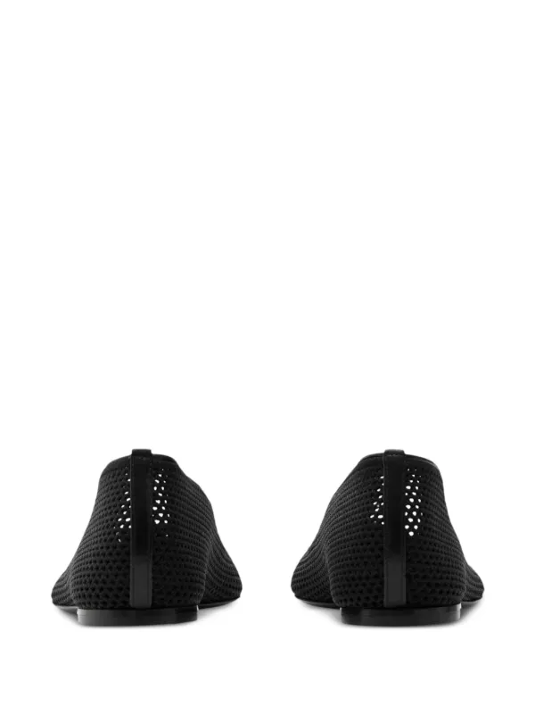Burberry Mesh Ballerina Shoes | Black | FARFETCH