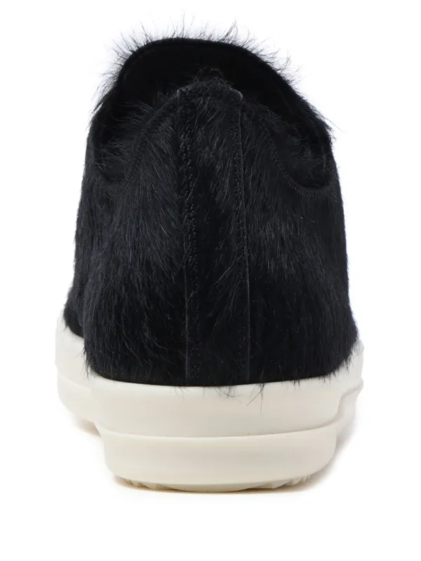 Rick Owens Low レースアップ スニーカー | ブラック | FARFETCH JP