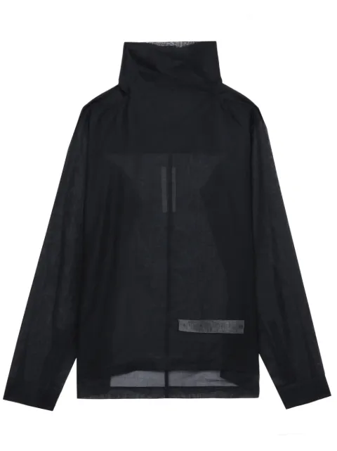 Rick Owens high-neck cotton jacket