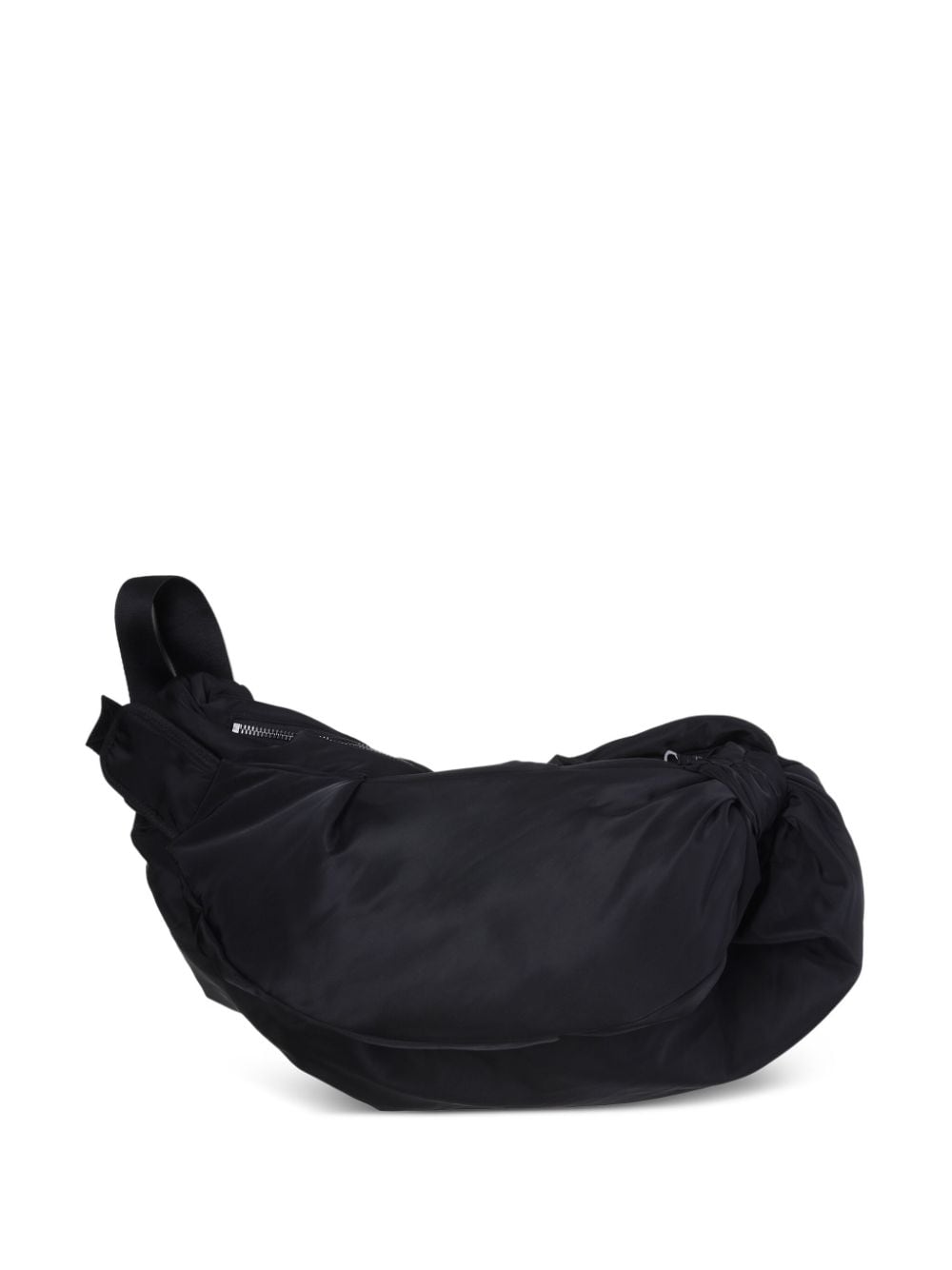 Shop Simone Rocha Knotted Shoulder Bag In Black