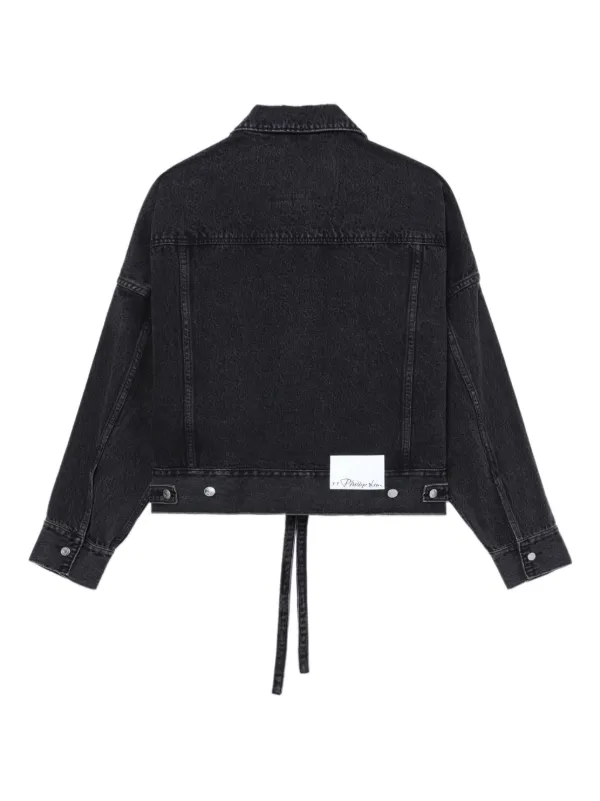 3.1 Phillip Lim button-up Belted Denim Jacket | Black | FARFETCH 3.1 Phillip Lim button-up Belted Denim Jacket | Black | FARFETCH