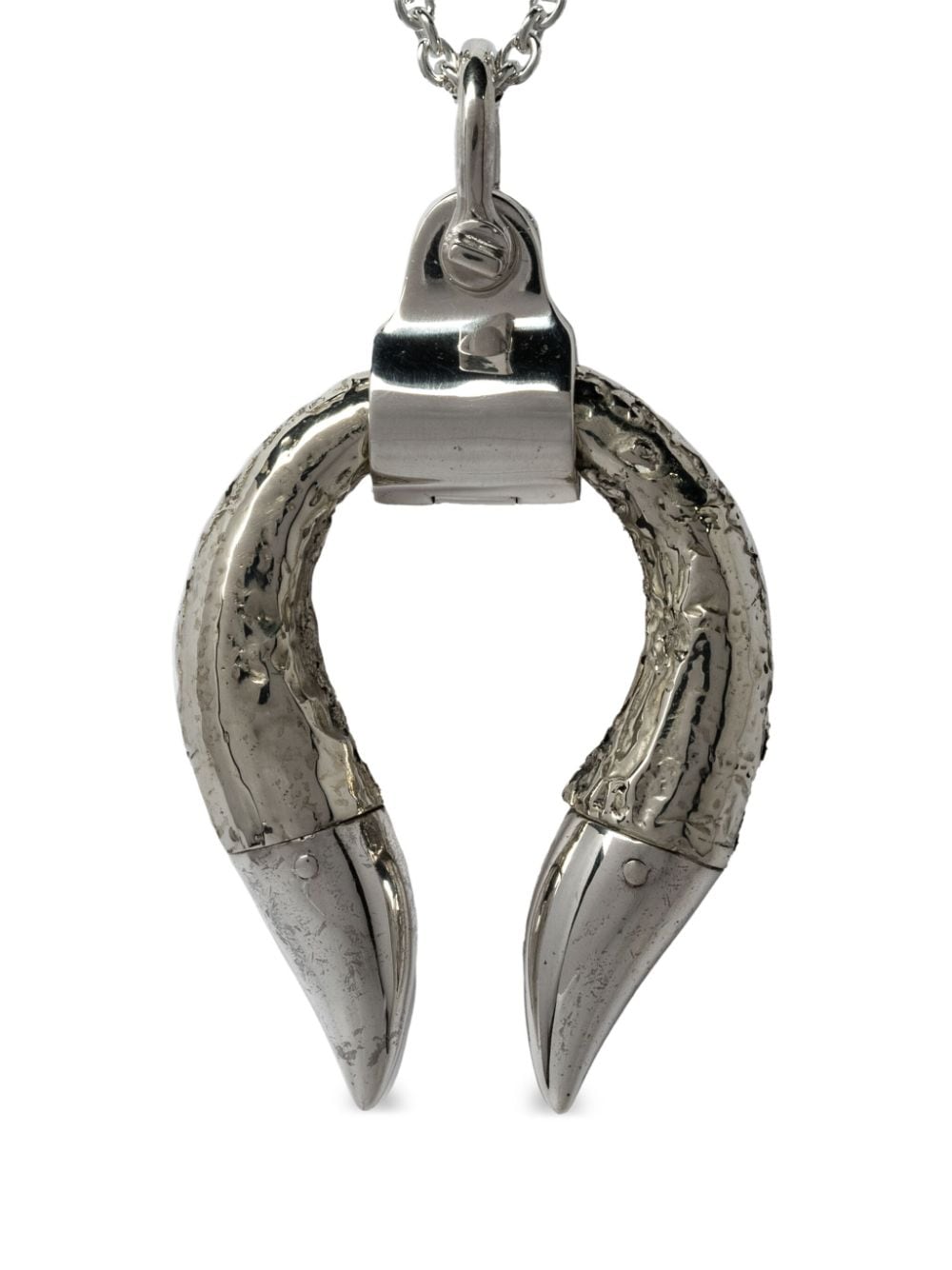Parts Of Four Medium Hathor Pendant Necklace In Silver