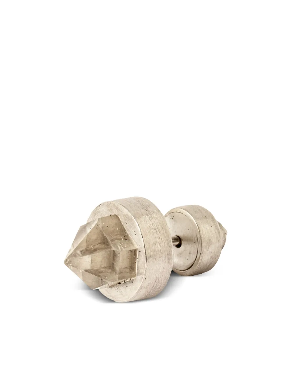 Parts Of Four Stud Silver-plated Earring