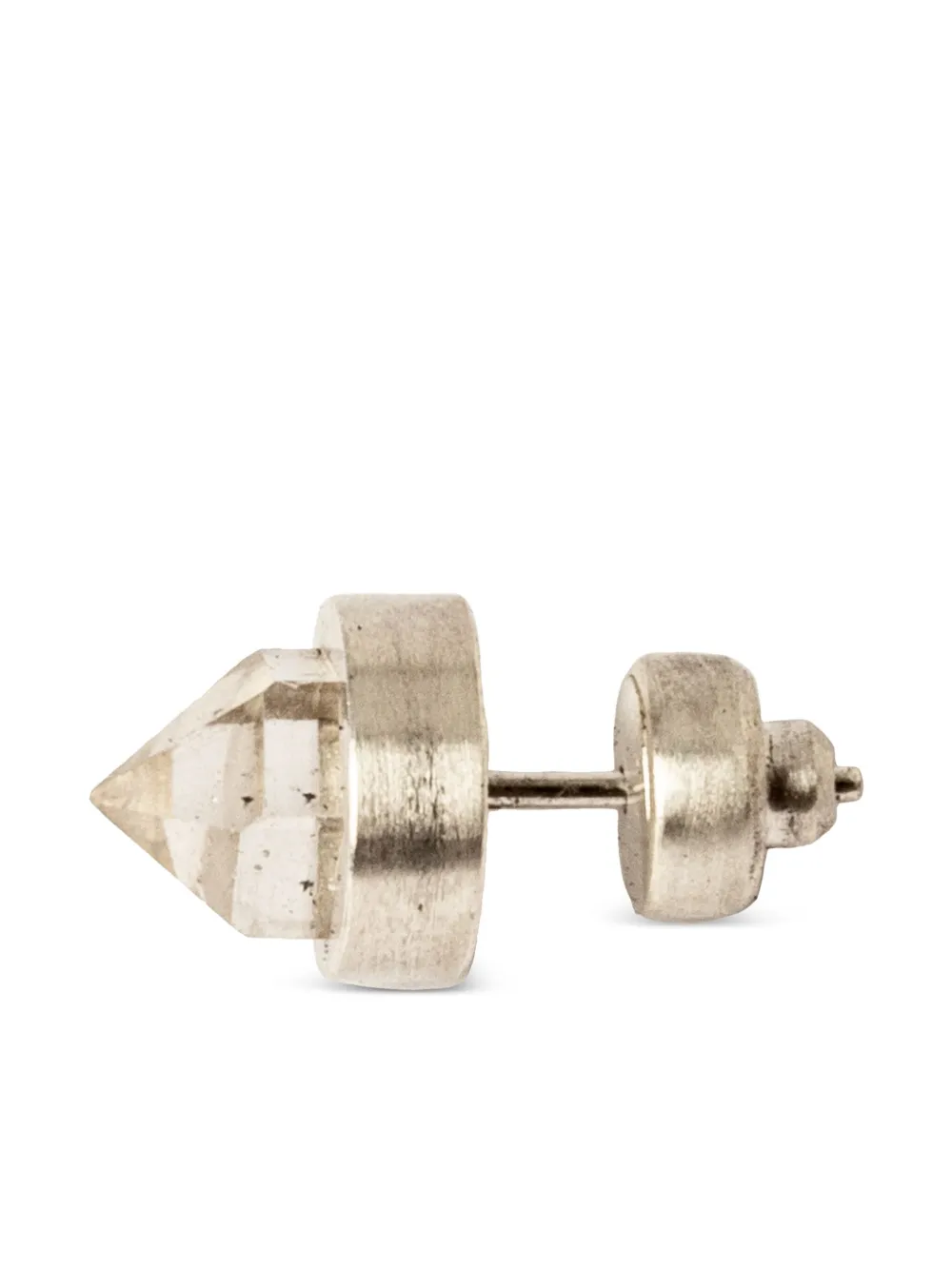 PARTS OF FOUR STUD SILVER-PLATED EARRING 