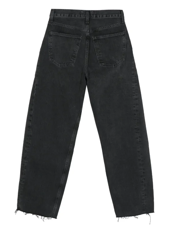 デニム・ジーパン AGOLDE Women Denims A91871206 Black AGOLDE Luna ハイライズ テーパードジーンズ | ブラック