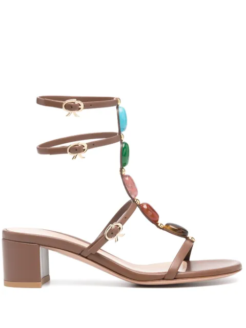 Gianvito Rossi Shanti 55mm leather sandals
