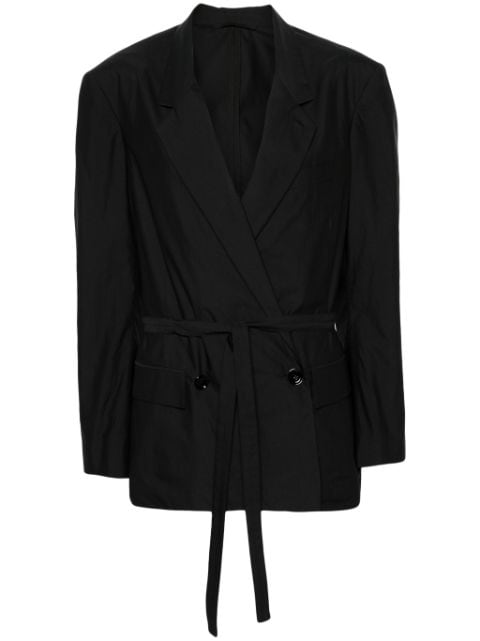 LEMAIRE belted double-breasted blazer