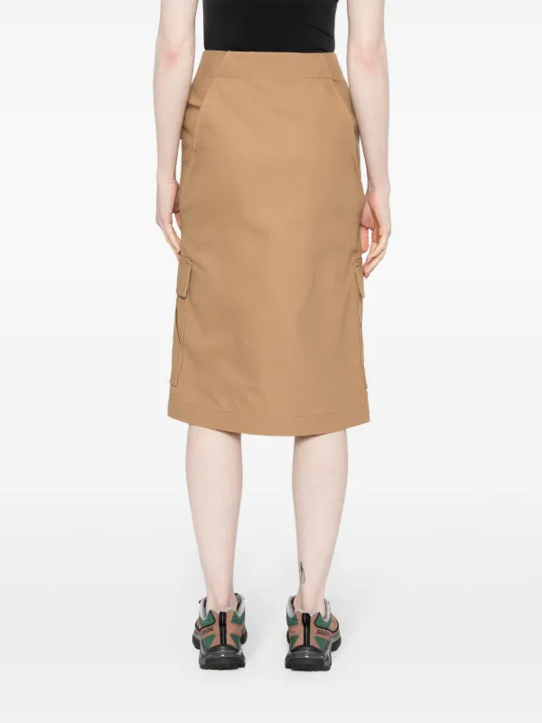 SACAI Carhartt WIP サカイ カーハート W Duck Skirt スカート Sacai x Carhartt 'WIP Duck' スカート | ブラウン | FARFETCH JP