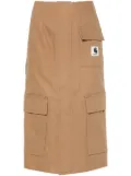 sacai x Carhartt WIP Duck skirt - Brown