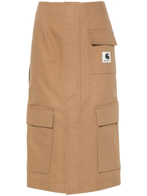 sacai x Carhartt WIP Duck skirt 