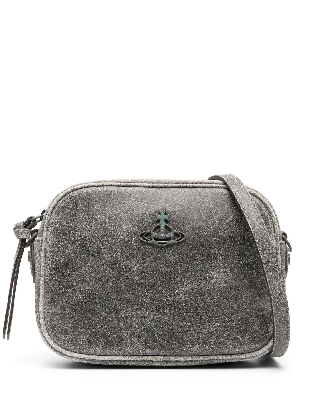 Vivienne Westwood Orb-plaque Distressed Messenger Bag - Farfetch