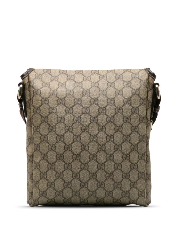 Gucci crossbody gg supreme small brown sale