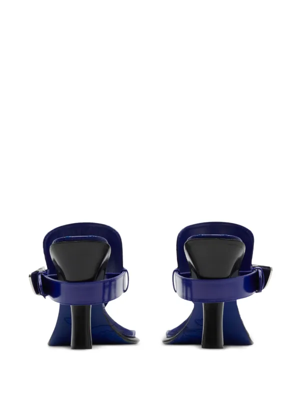 Burberry 105mm Bay Sandals | Blue | FARFETCH