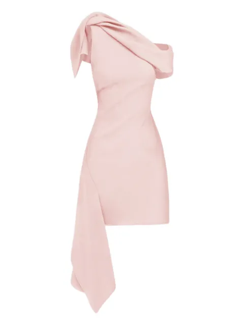 Maticevski Rigor draped one-shoulder mini dress