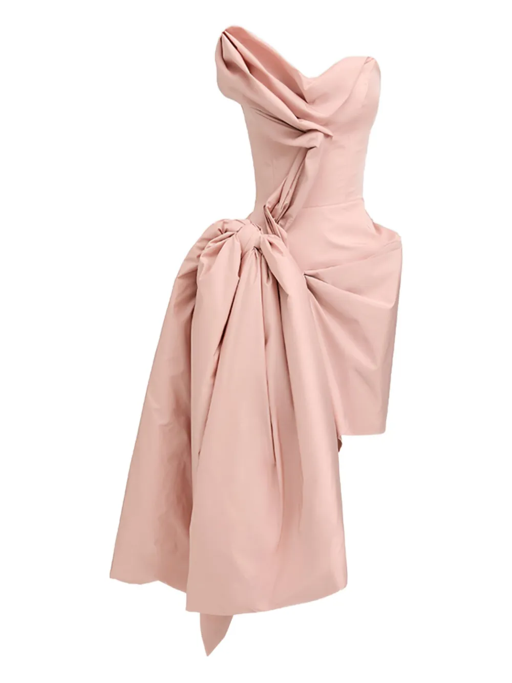 Maticevski bow-detail draped dress | Pink | Image 1