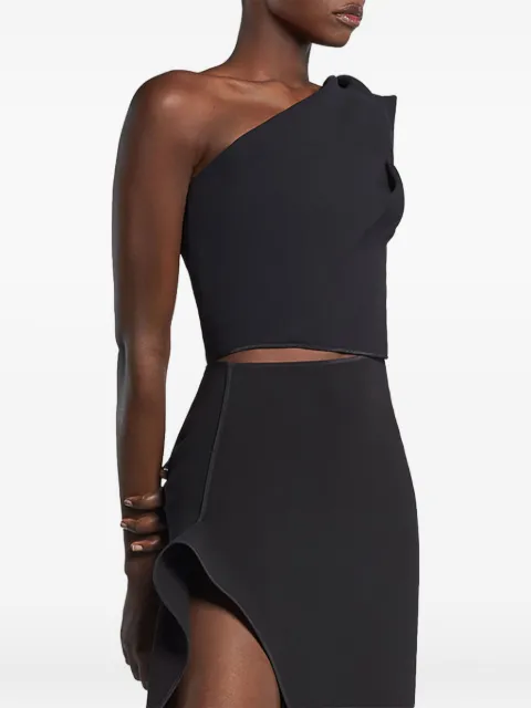 Maticevski one-shoulder long-sleeve top