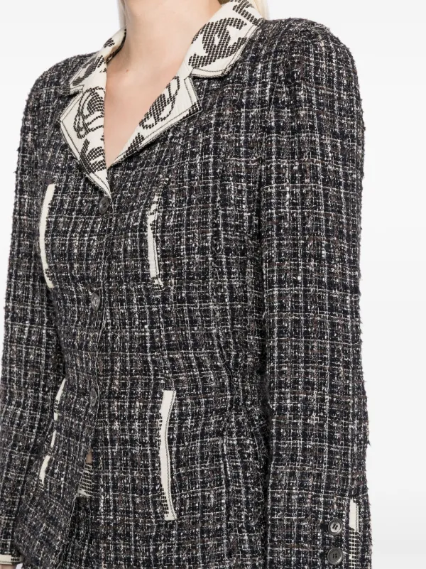 CHANEL Pre-Owned 2006 Setup Jacket Skirt Suit | Black | FARFETCH