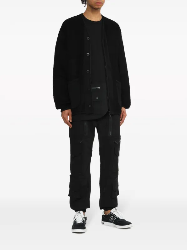 Junya Watanabe MAN Tapered Cargo Trousers | Black | FARFETCH GE