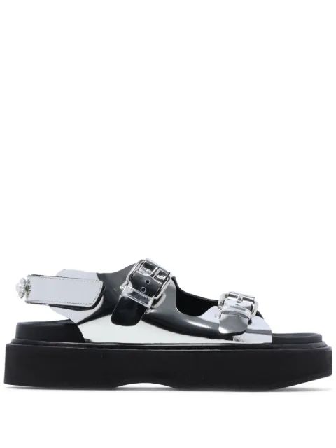 Simone Rocha Daisy 40mm metallic sandals