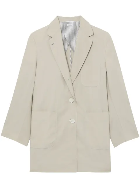 Thom Browne blazer con solapas de muesca y botones