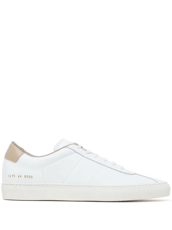 【関税込み】Common Projects ホワイト Tennis Pro スニーカー Common Projects Tennis Pro Low Leather Sneakers 42 / 9