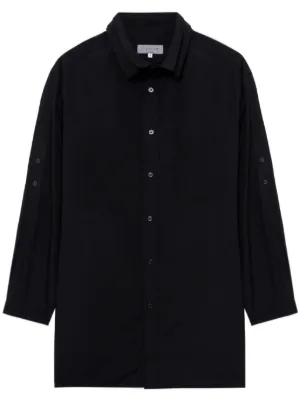 Yohji Yamamoto ボタン シャツ | ブラック | FARFETCH JP