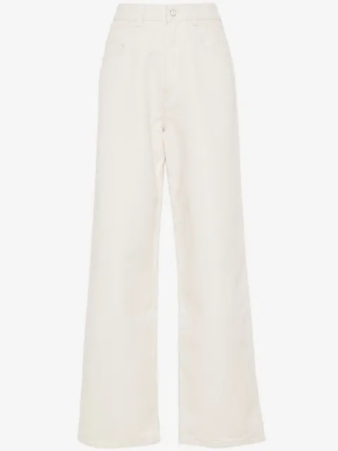 Kiton jean droit à taille haute