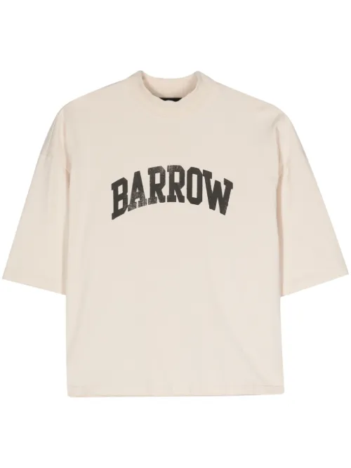 T-shirt en coton à logo imprimé - BARROW - Modalova
