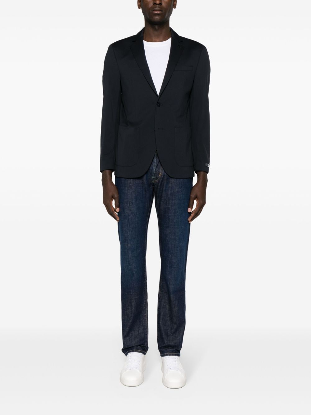 Shop Jacob Cohen Nick Mid-rise Slim-fit Jeans In Blue