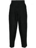 LEMAIRE pressed-crease trousers - Black